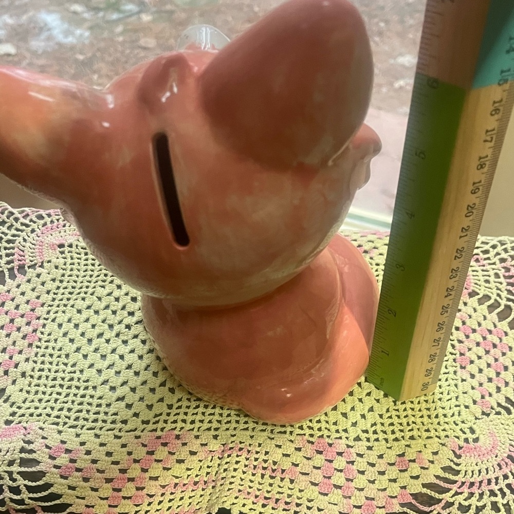 🦊 Vintage Ceramic Fox Piggy Bank - Picture 4 of 6